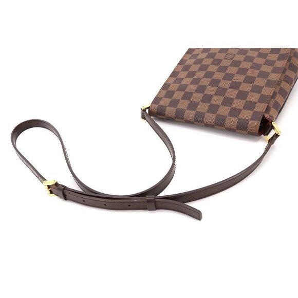 Louis Vuitton Damier Musette Salsa Long Shoulder Bag Ebene Gold Hardware - Picture 5 of 9